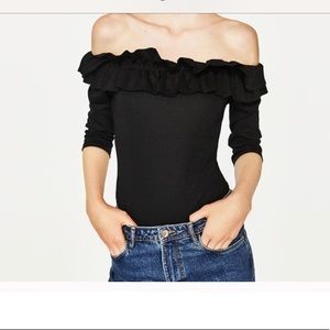 Zara Off The Shoulder Bodysuit
